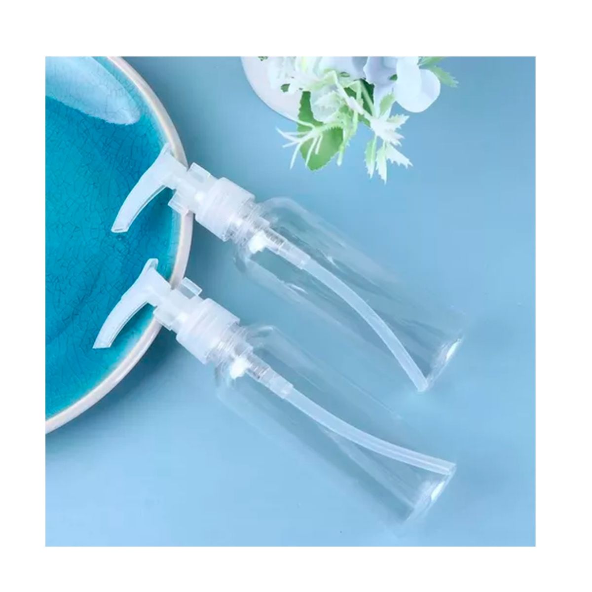 GENERICO - Set Botella Viaje Portátil 6 Contenedores