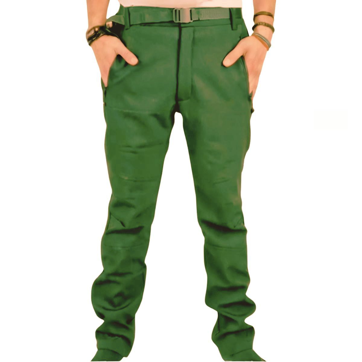LOOK SHOP - Pantalón Térmico Softshell Hombre Con Cinturon Tactico Z-37