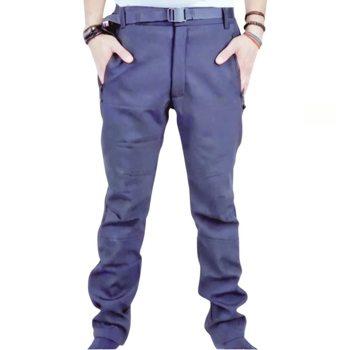 LOOK SHOP - Pantalón Térmico Softshell Hombre Con Cinturon Tactico Z-37