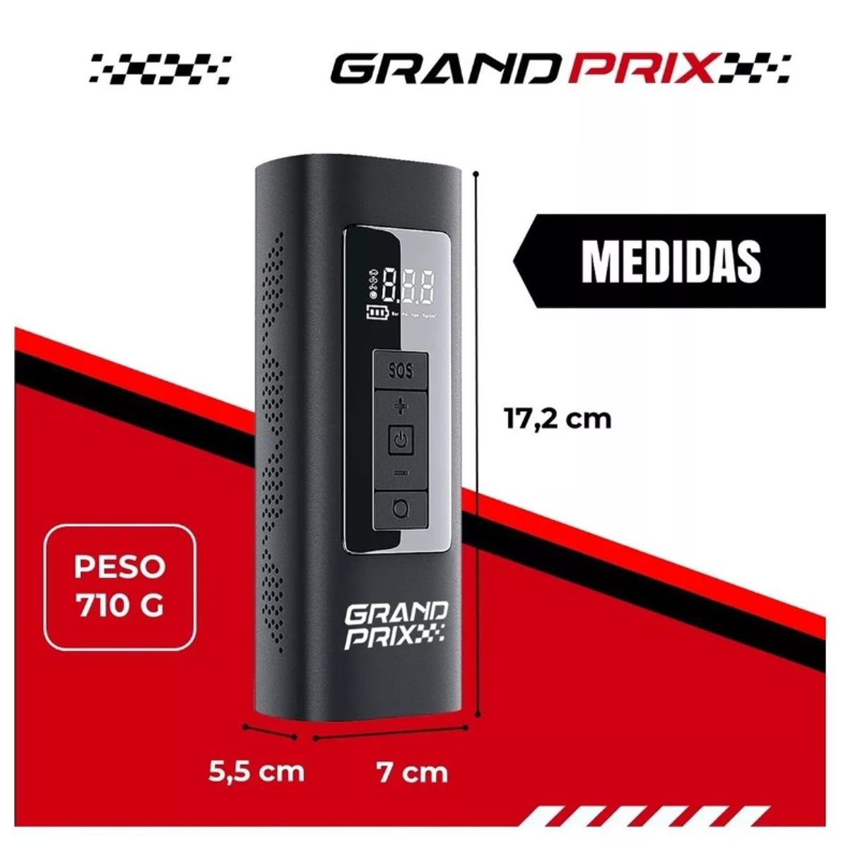 GENERICO - Compresor De Aire Portatil A Batería