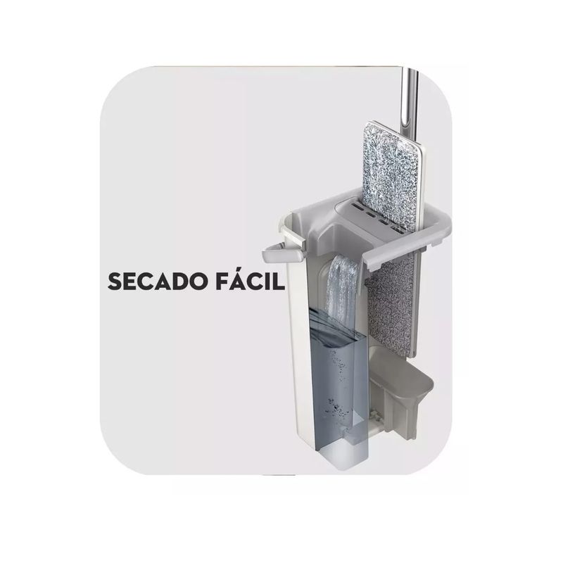 GENERICO - Mopa Trapeador Escurridora + 002 Almohadillas