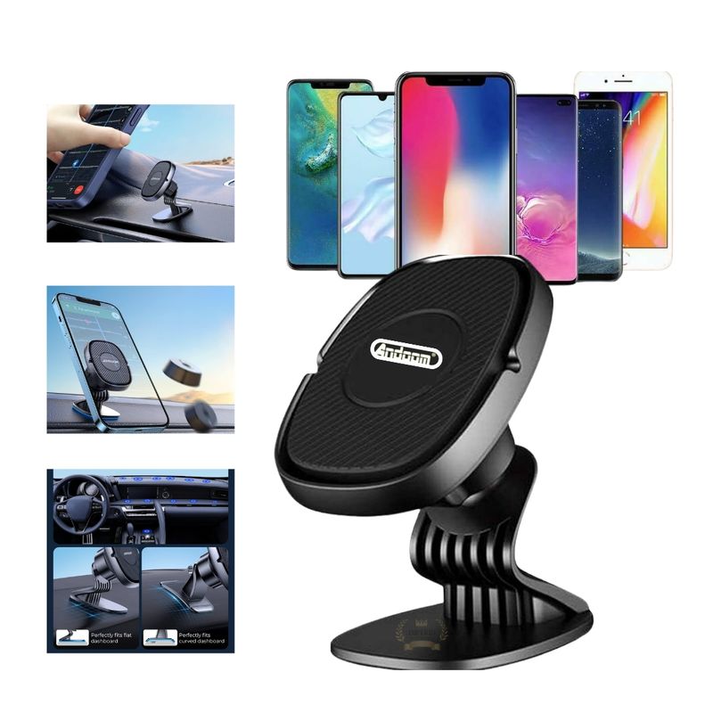GENERICO - Soporte Magnetico De Telefono Celular Para Auto 360 Base