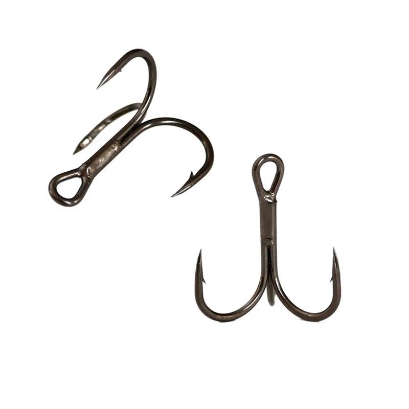 GENERICO - Anzuelo Pesca Triple reforzada X4 sierra/dorado 5psc  Nª2