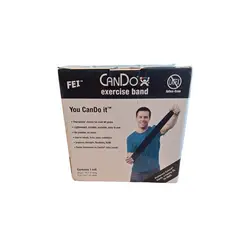 CANDO - Banda Elástica Libre De Latex Negra 45.7 Mts