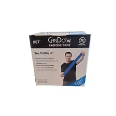 CANDO - Banda Elástica Libre De Latex Azul 45.7 Mts