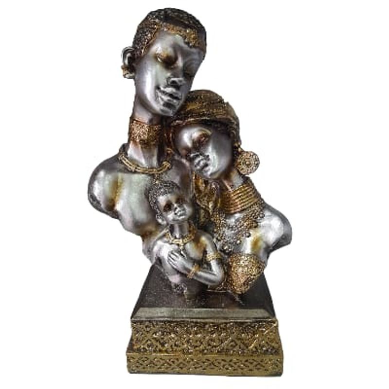 DECO ARTESANOS - Familia Africana Plateada