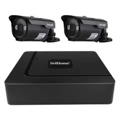 SRIHOME - Kit NVR 2 camaras SP007 960p + NVR NVS003 16CH