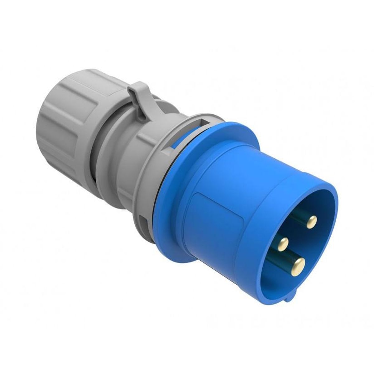 GENERICO - ENCHUFE INDUSTRIAL IP44 LIBRE DE HALÓGENOS MACHO 220V 16A 2P+T BEMIS