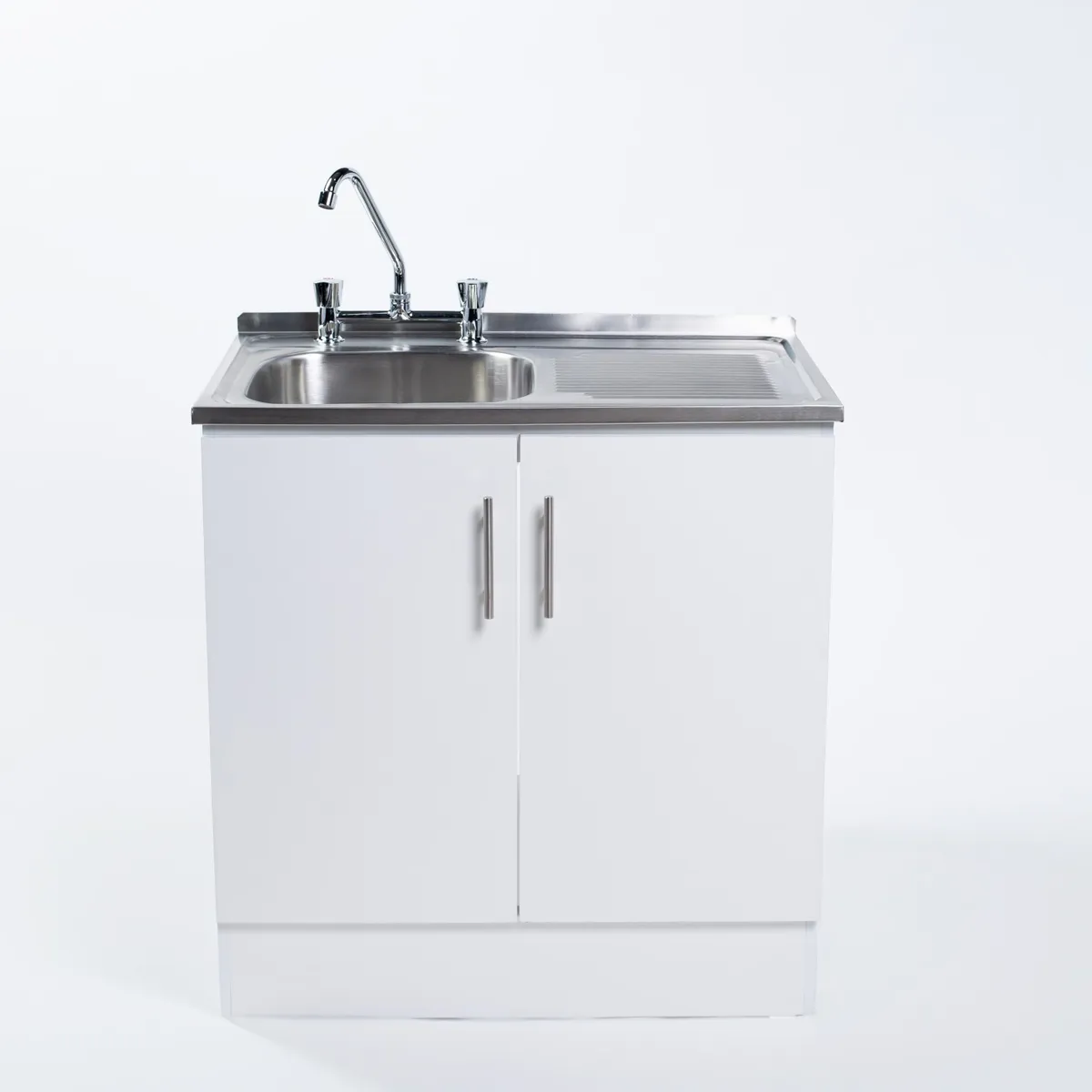 MOBELTEK - Kit Mueble Lavaplatos 80cm Secador Derecho