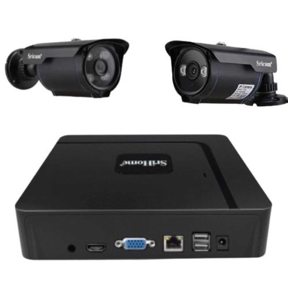 SRIHOME - Pack NVR y Cámaras Sricam Srihome NVS003-XSP007