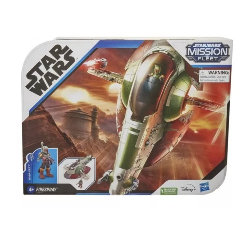 HASBRO - Figura Star Wars Mission Fleet Firespray Boba Fett