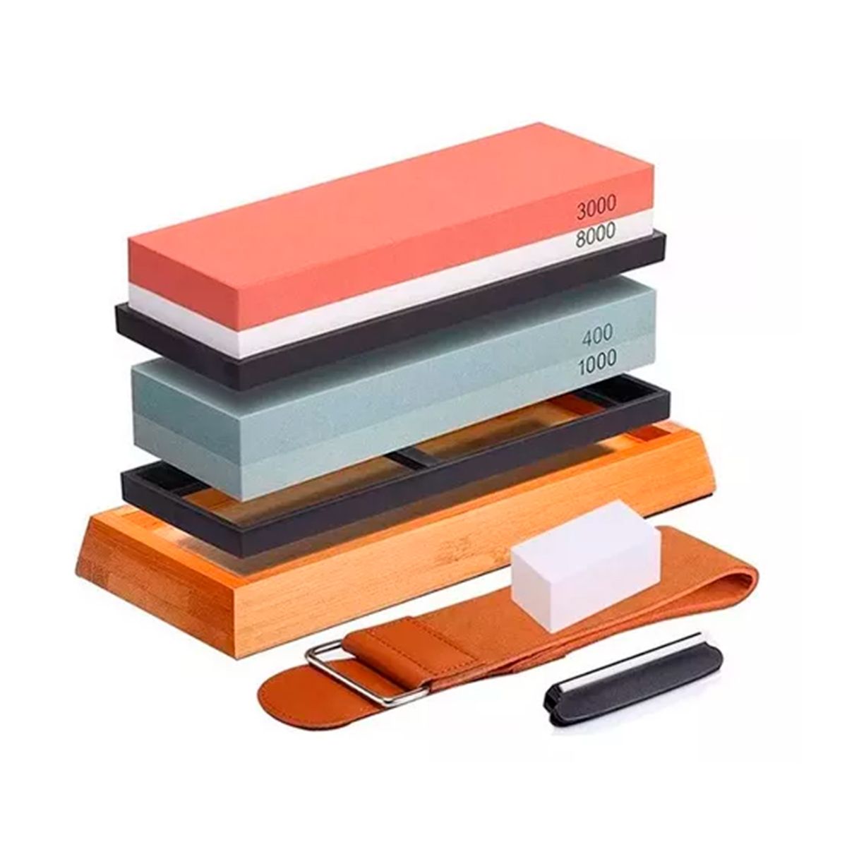 GENERICO - Juego De Piedras Afiladoras de Cuchillos