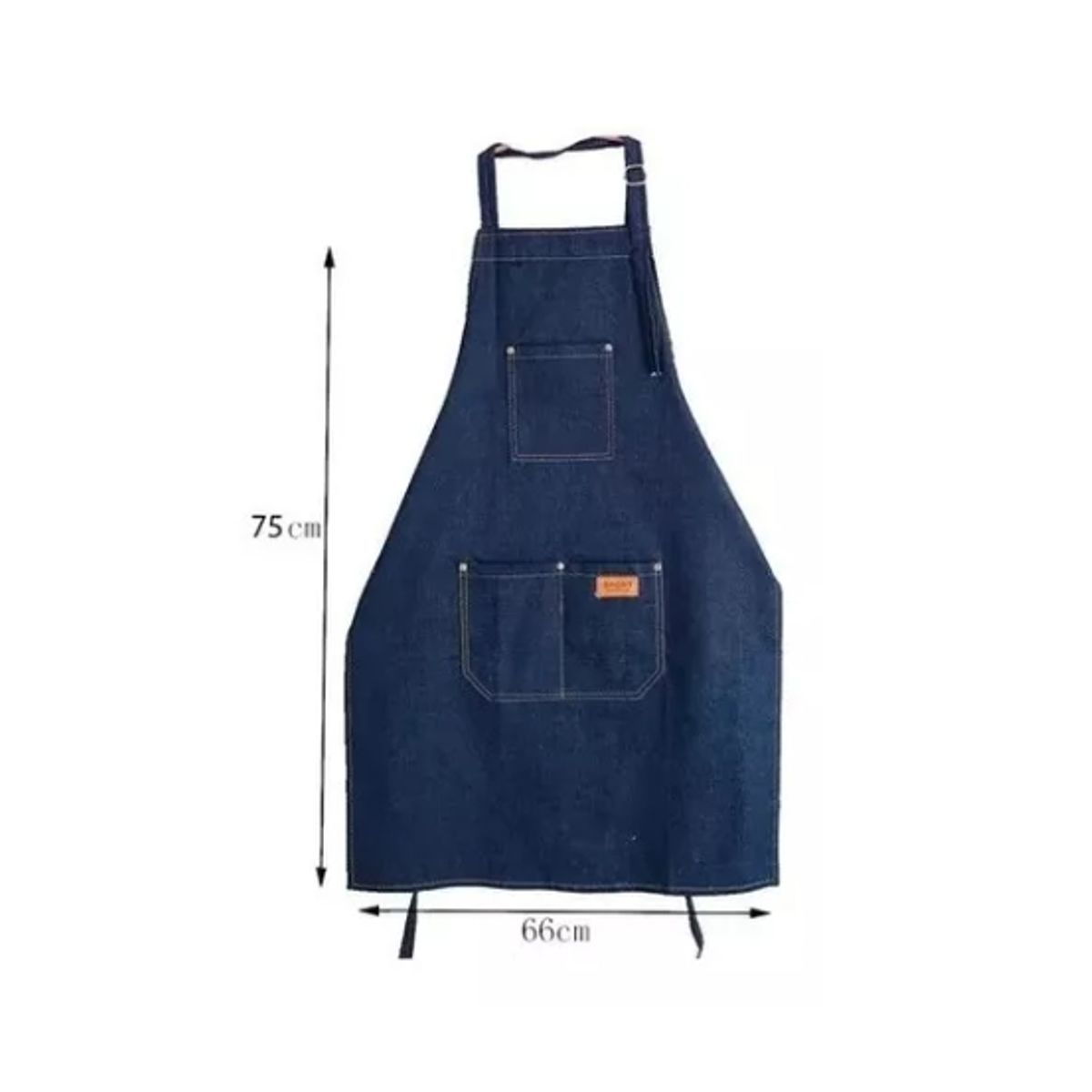 GENERICO - Pechera Delantal Barbería O Peluquería Jeans