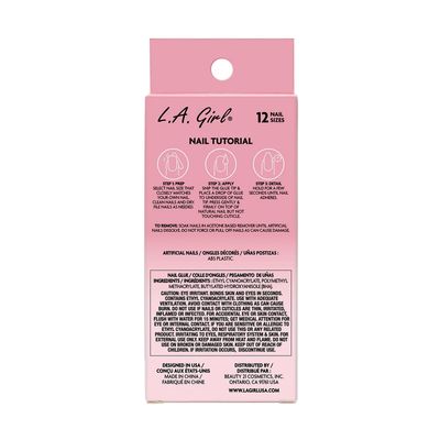 Imagen 2 del producto Set de uñas press on “Oh So Shine” Classy French Tip - LA Girl