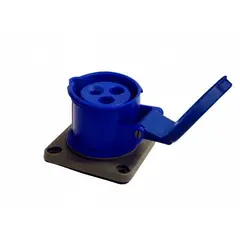 GENERICO - ENCHUFE INDUSTRIAL IP44 LIBRE DE HALÓGENOS HEMBRA 220V 16A 2P+T BEMIS