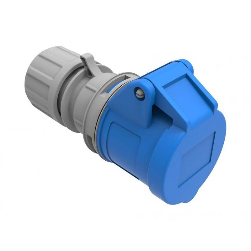 GENERICO - ENCHUFE INDUSTRIAL IP44 LIBRE DE HALÓGENOS HEMBRA 220V 16A 2P+T BEMIS