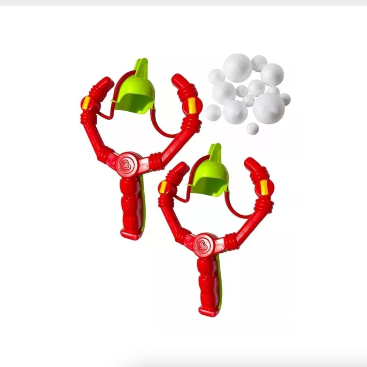 GENERICO - Pack 2 Juguete De Nieve Super Honda Lanza Bolas Pelotas