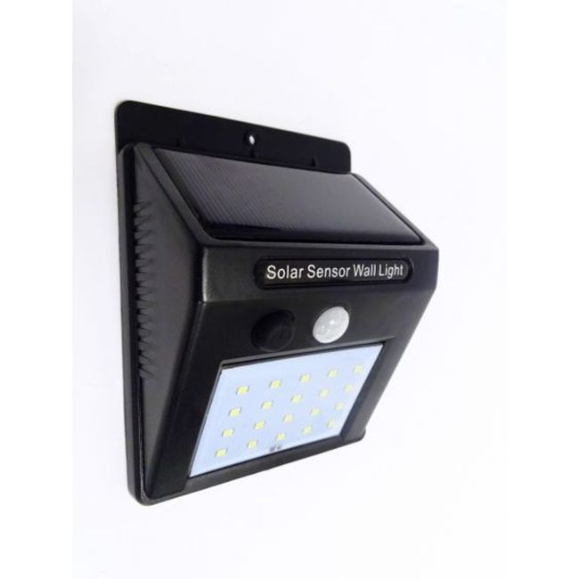 DARLUX - APLIQUE SOLAR IP65 CON SENSOR 200LM 20 LEDS 123X95MM DARLUX