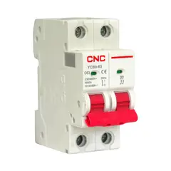 GENERICO - Interruptor Automatico CNC 2x63A 6KA C - 109416