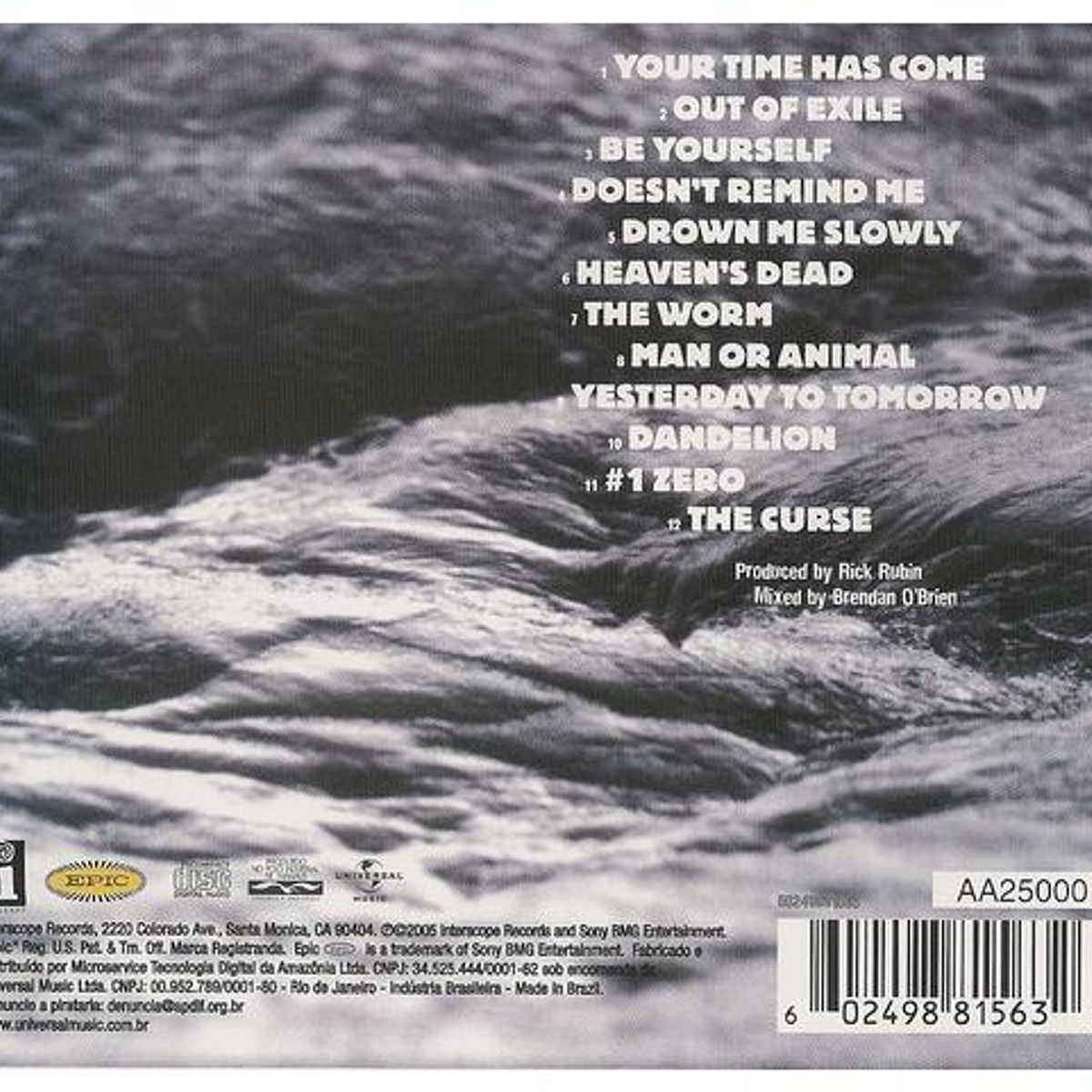 HITWAY MUSIC - AUDIOSLAVE - OUT OF EXILE - CD HITWAY MUSIC