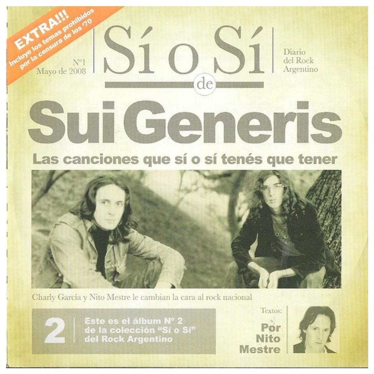 HITWAY MUSIC - SUI GENERIS - SI O SI DIARIO DEL ROCK ARGENTINO - CD HITWAY