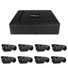 SRIHOME - NVR más 8 Cámaras de Seguridad IP NVS003 SP007 960p
