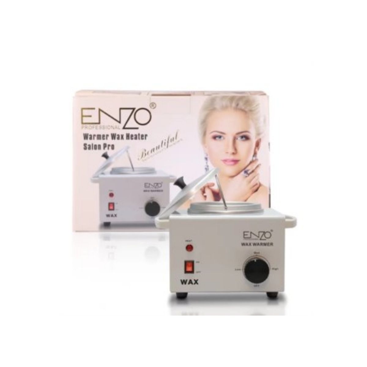 GENERICO - ENZO® Olla Depilación Metálica con colador 500 gr