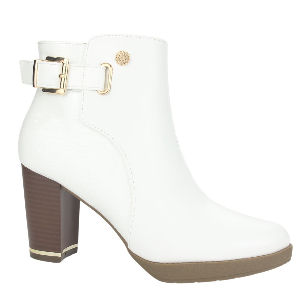 CHALADA - Botin Mujer Blanco Casual Chalada Cady-3