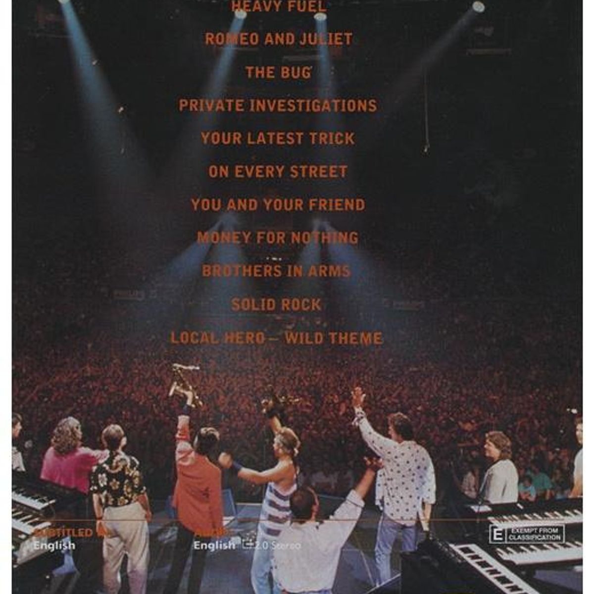 HITWAY MUSIC - DIRE STRAITS - ON THE NIGHT - DVD HITWAY MUSIC