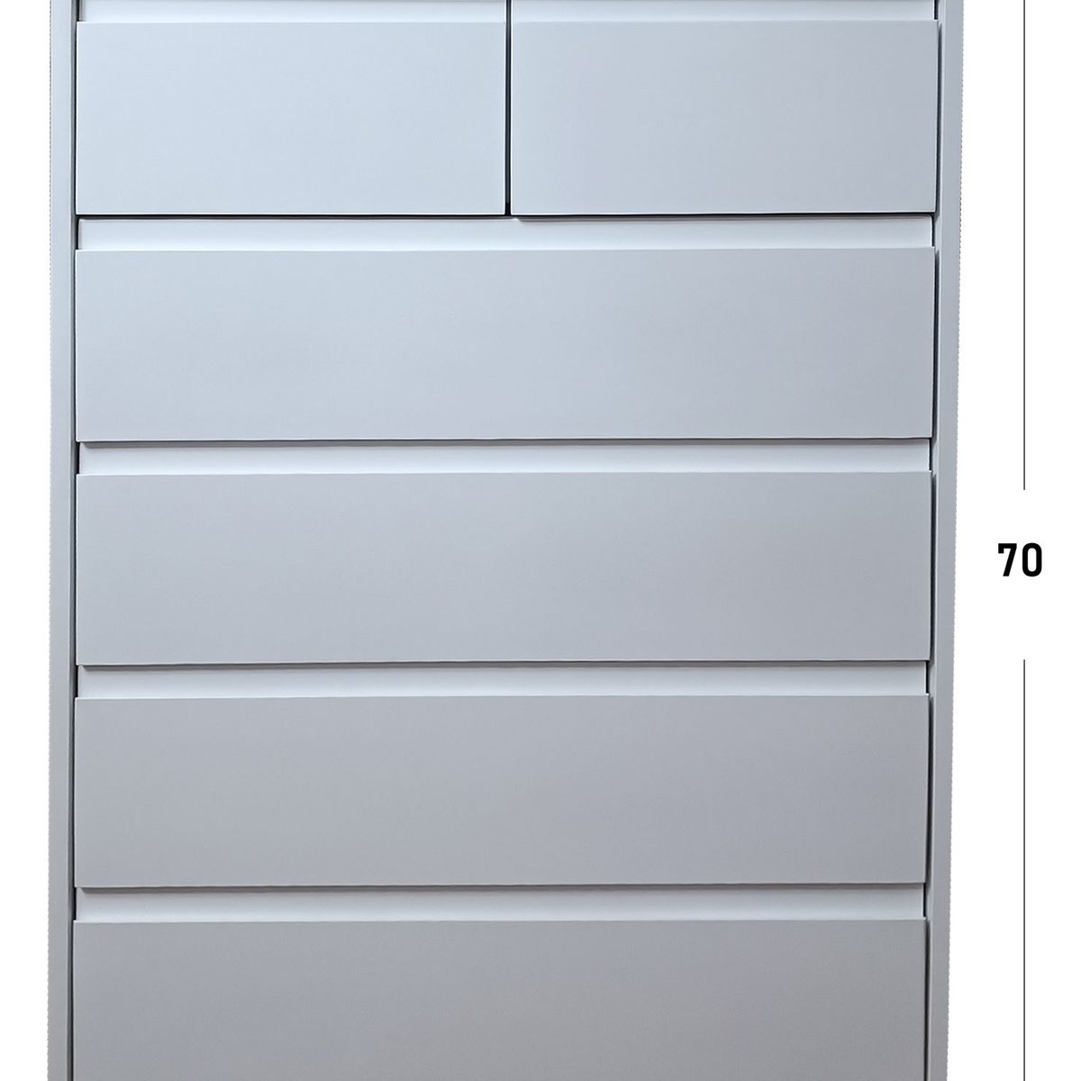 DECORACION CREATIVA - Cómoda Minimal 6 Cajones Blancos - cajonera