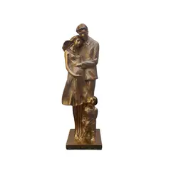 DECO ARTESANOS - Familia Dorada De Polyresina