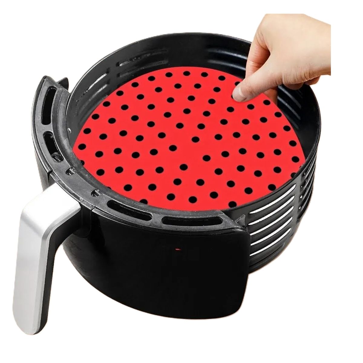 GENERICO - Protector Antihaderente Alfombrilla Tapete Airfryer Reusable Redondo