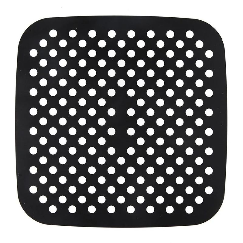 GENERICO - Protector Antihaderente Alfombrilla Tapete Airfryer Reusable Cuadrado