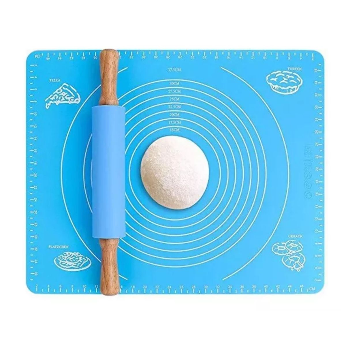 GENERICO - Lamina De Silicona Para Amasar Bizcocho Pizza Pan Empanadas