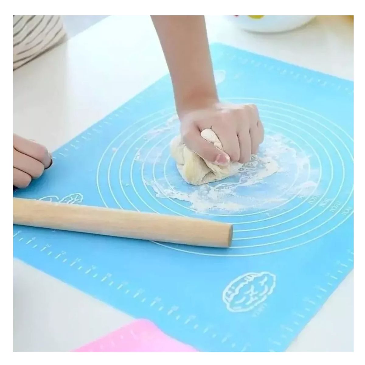 GENERICO - Lamina De Silicona Para Amasar Bizcocho Pizza Pan Empanadas