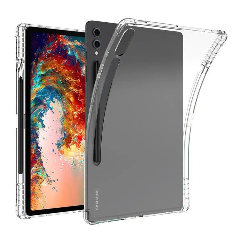 GENERICO - Carcasa Transparente Para Samsung Tab S9 Plus/S9 Fe+ Ranura