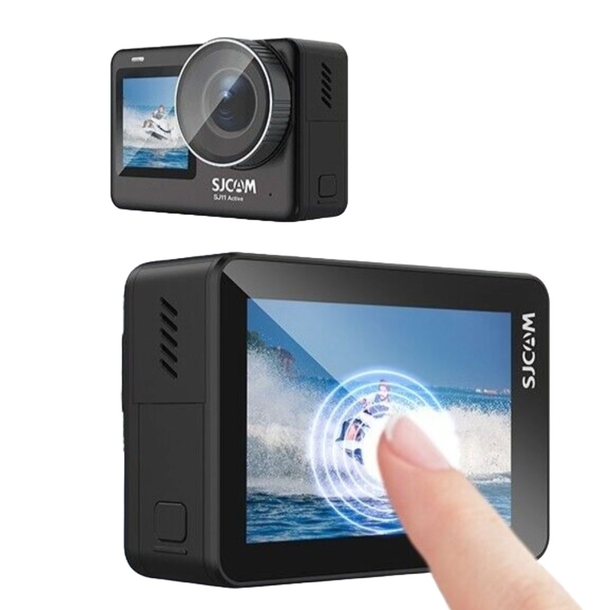 SJCAM - Cámara Deportiva 4k Doble Pantalla 30FPS SJCAM SJ11 Active