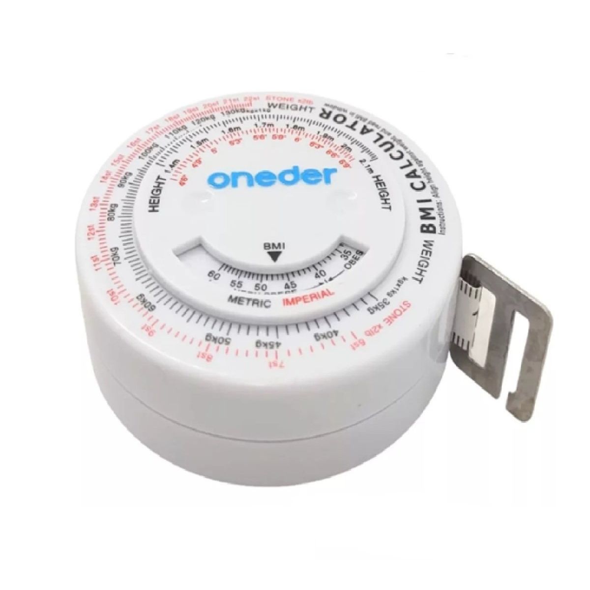 GENERICO - Cinta Huincha Para Medir Con Indicador De Masa Corporal Imc