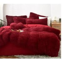 Cobertor Peludo con Chiporro, 1.5 Plaza, burdeo