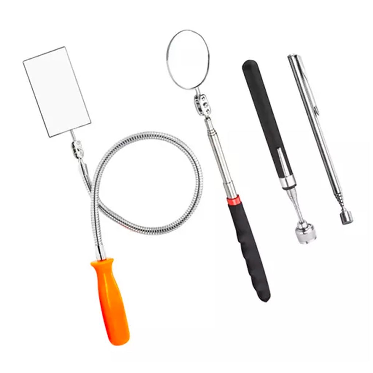 ESHOPANGIE - Set De Inspeccion Automotriz Espejo E Imán Telescopico 4 Pzs