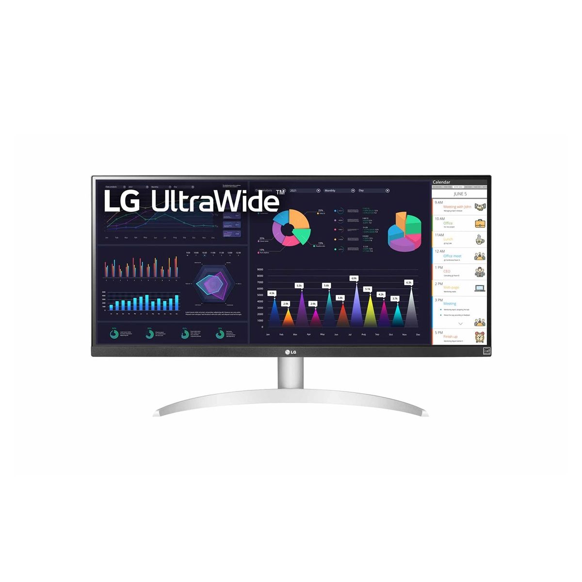 LG - Monitor LG Ultrawide 29 29wq600 Freesync 100hz 5ms Hdmi Ips