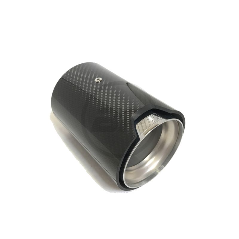 GENERICO - Cola De Escape Bmw M Performance Carbono Cromo Auto Karvas