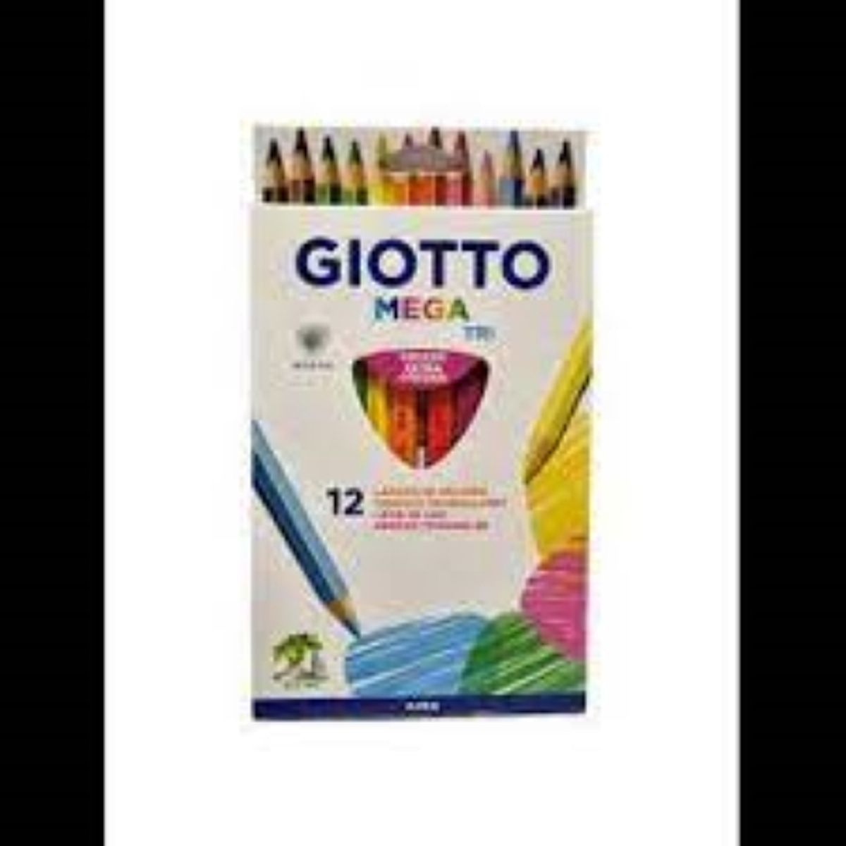 GIOTTO - Lápices Giotto Mega Tri 12 colores