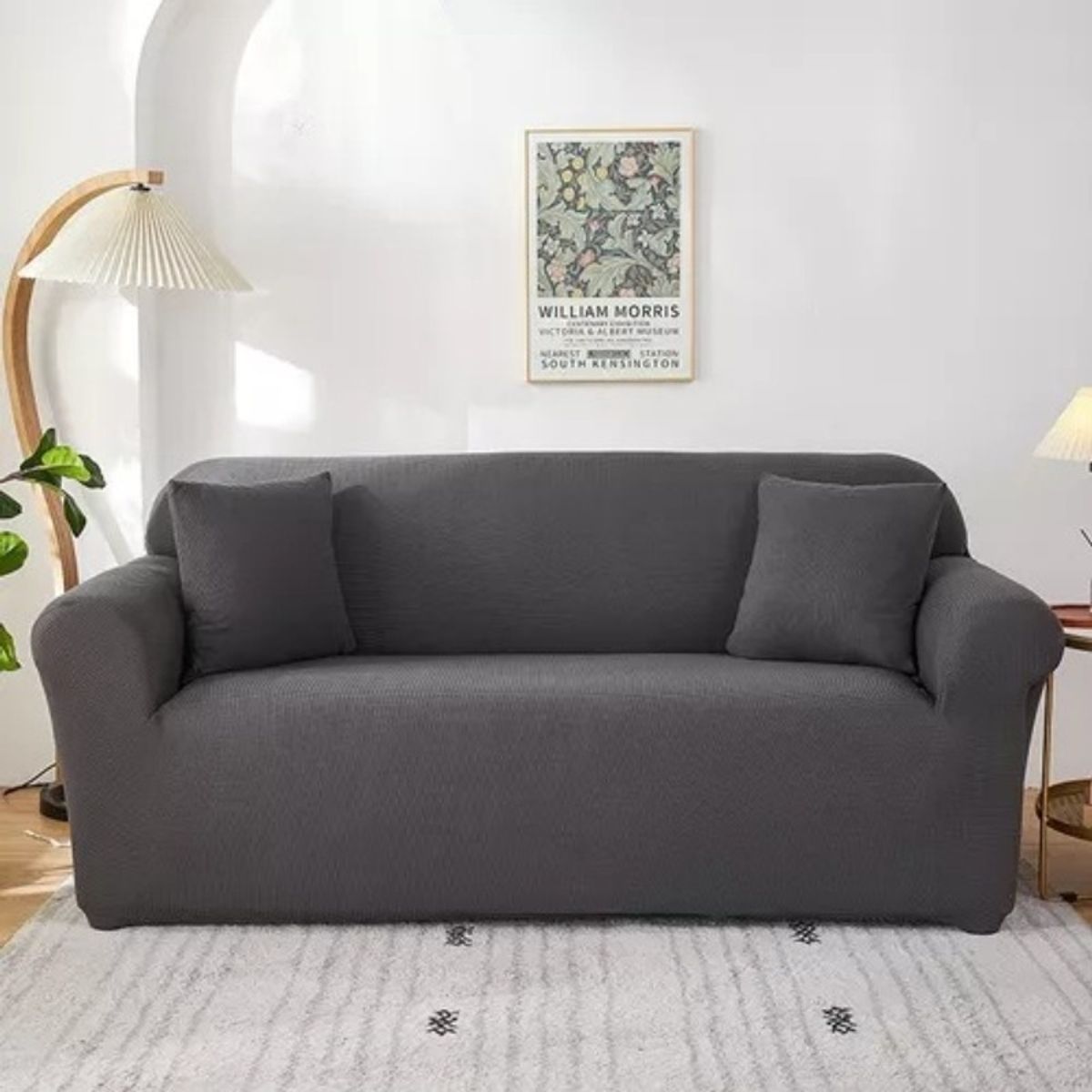 U BUY - Cubre Sillón Adaptable Funda 3 Cuerpos Elasticada