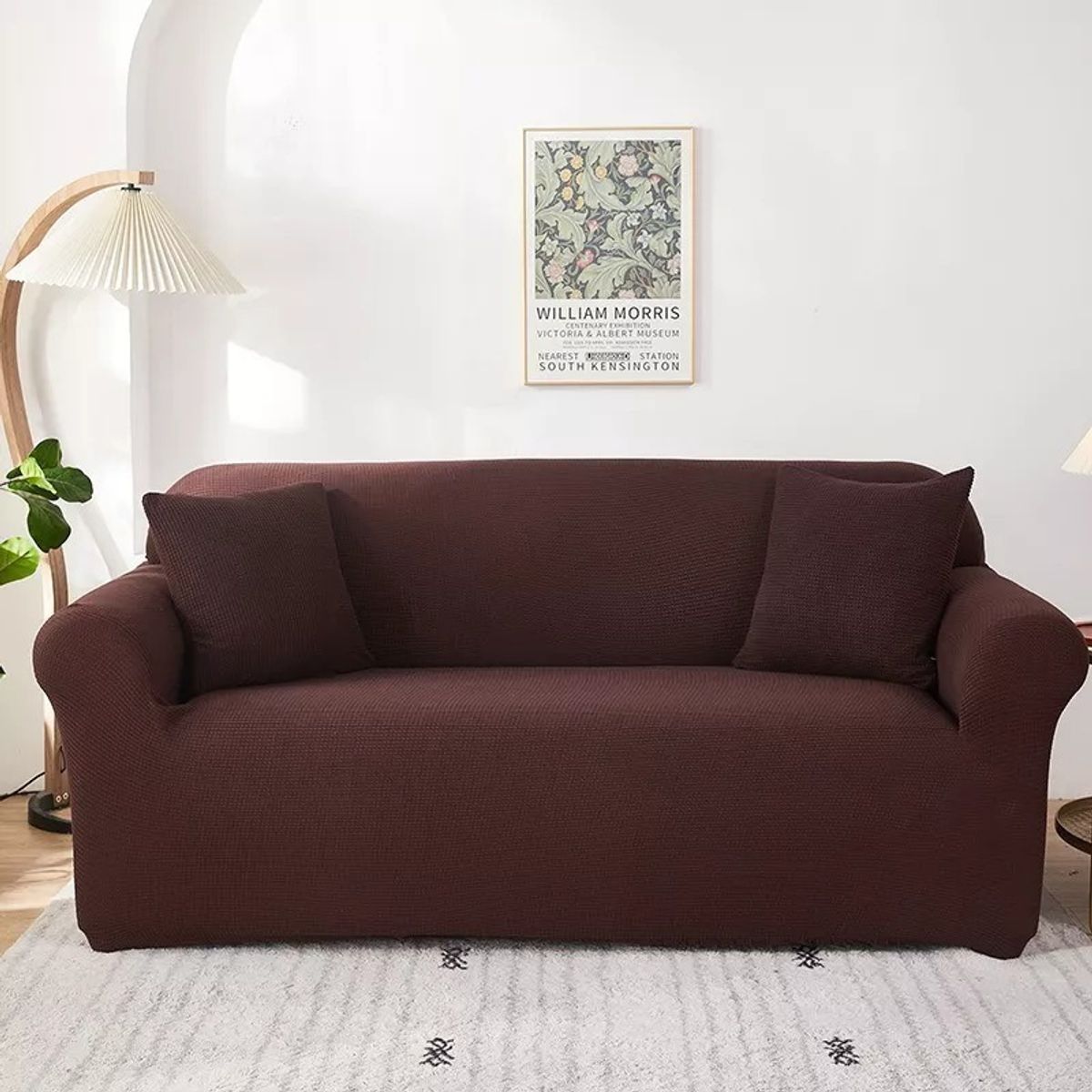 U BUY - Cubre Sillón Adaptable Funda 3 Cuerpos Elasticada