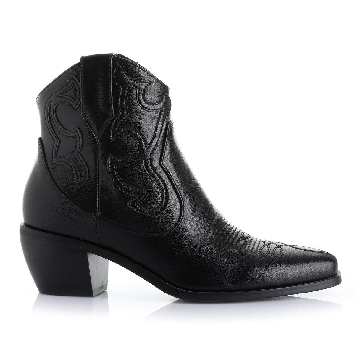 VIA UNO - Botin Mujer Negro Via Uno 12411403
