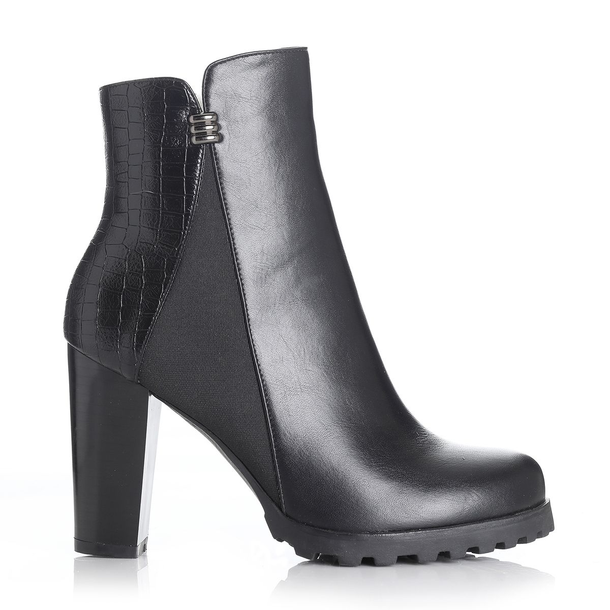 VIA UNO - Botin Mujer Negro Via Uno 12413402