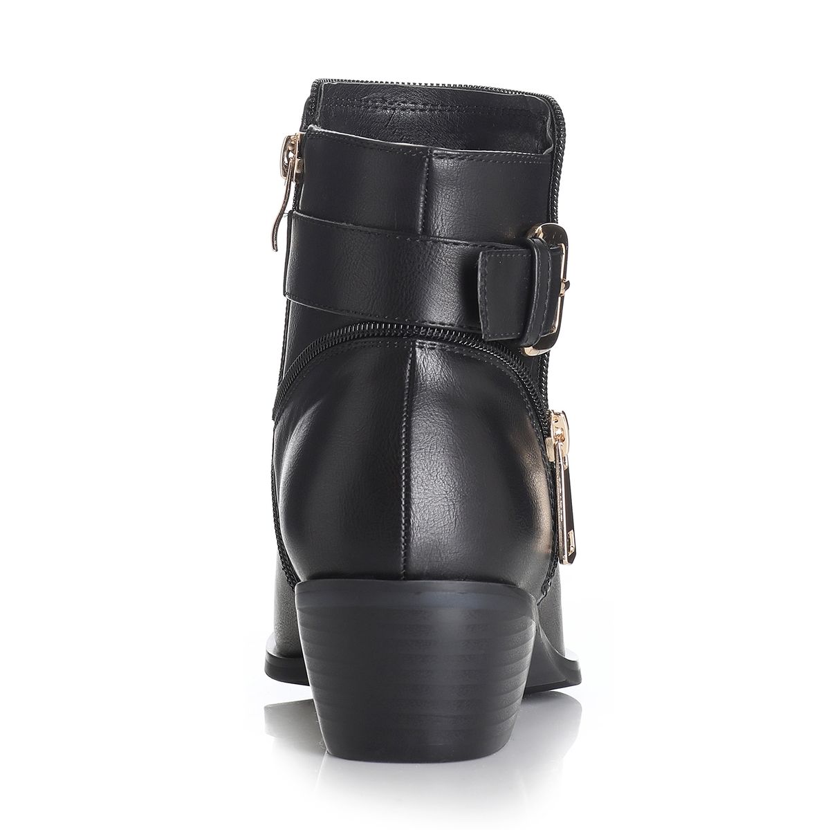 VIA UNO - Botin Mujer Negro Via Uno 12412401