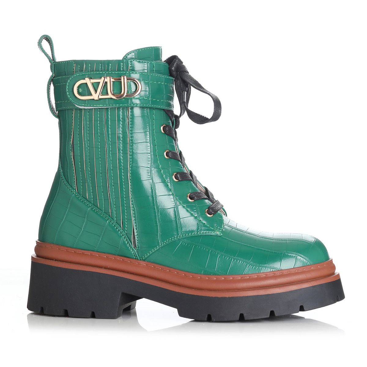 VIA UNO - Botin Mujer Verde Via Uno 12431432