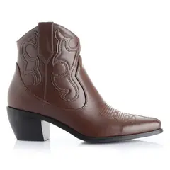 VIA UNO - Botin Mujer Marron 12411403